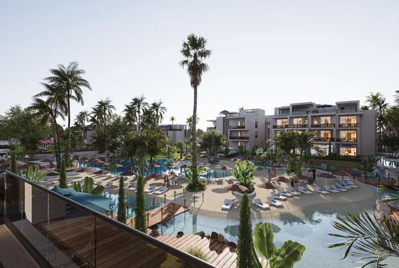 شقه 95m فيو بول في منتجع ONE7 Residence