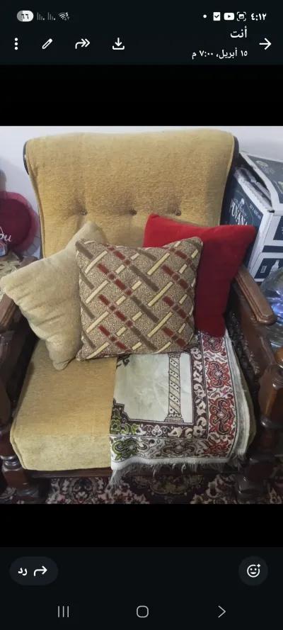 ٢ كرسي ارابيسك بالخداديات خشب زان in Dekheila, Alexandria - 1,000 EGP