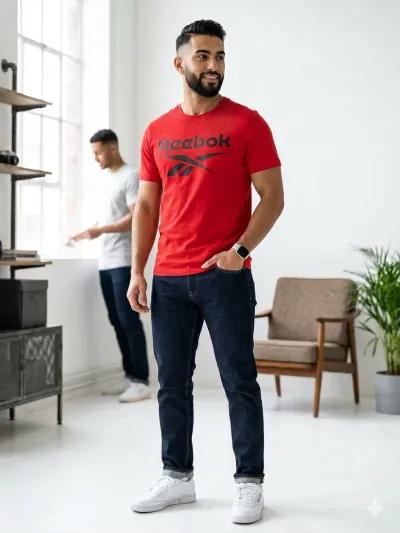 تيشيرت ريبوك (Reebok) أصلي - مقاس L - قطن 100% في 6 أكتوبر, الجيزة - 800 EGP