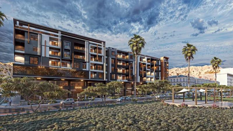 شقة غرفة وصالة 56 متر فى Iconic Resort بالغردقة