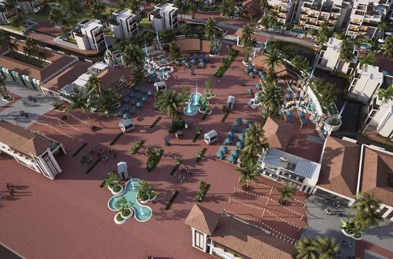 شقة غرفة و صالة 80 متر ب ONE 7 RESORT بسهل حاشيش بالغردقة