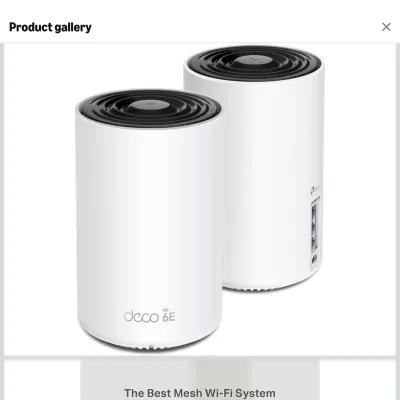 TP-Link Deco XE75 WIFI 6E Cover 5500Ft up to 200 Like New في القاهرة الجديدة, القاهرة - 16,000 EGP