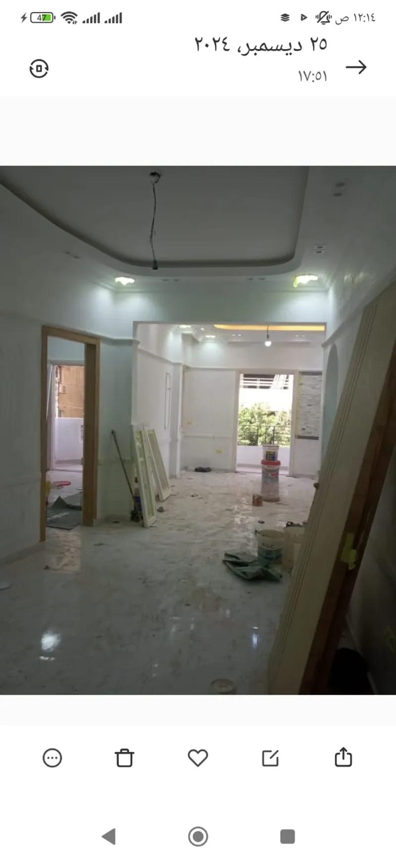 شقة بمصر الجديدة بالقرب من ميدان المحكمة موقع هادي مميز