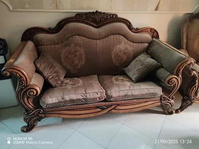 طقم انتريه ستيل خشب زان في مدينة الشروق, القاهرة - 15,000 EGP