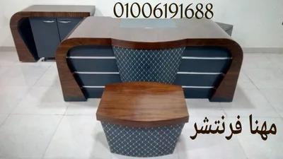 مكتب مدير طبيعى بطانة جلد بالسايد والشانون in Mohandessin, Giza - 17,000 EGP