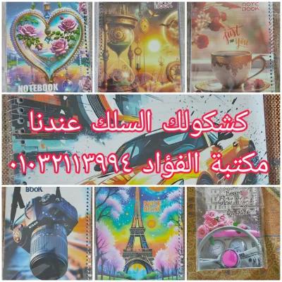 كشكول سلك ١٠٠ورقه غلاف بلاستيك in Shubra al-Khaimah, Qalyubia - 30 EGP