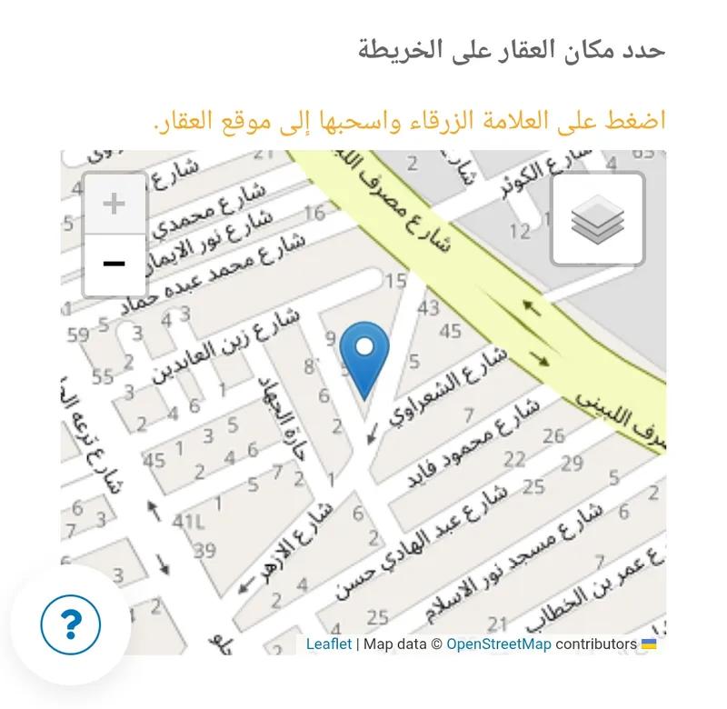 شقة 210م + محل 80م للبيع باللبيني الهرم