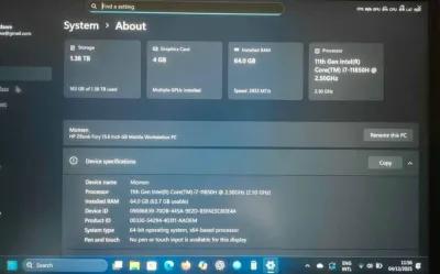Zbook مواصفات عالية حديث بأقل من سعر السوق في المنصورة, الدقهلية - 35 EGP