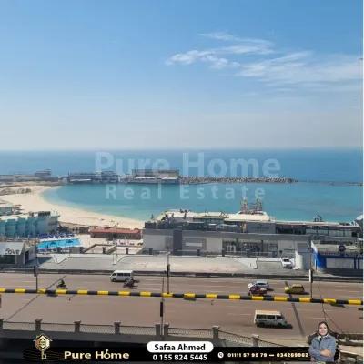 شقة للايجار المفروش – سيدي جابر - بحر مباشر