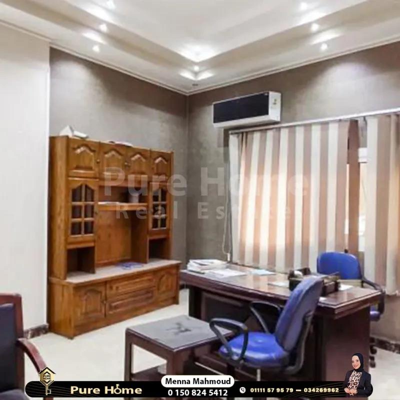 مقر إدارى مفروش للايجار – لوران – شارع ابو قير مباشرة