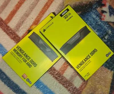 corsair vengeance ddr5 32gb ram 2x16 في رمسيس و امتداد رمسيس, القاهرة - 32,000 EGP