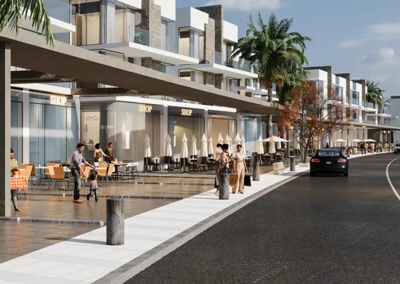 شقة 86م تشطيب الترا سوبر لوكس إطالة ع حمام السباحة في long beach