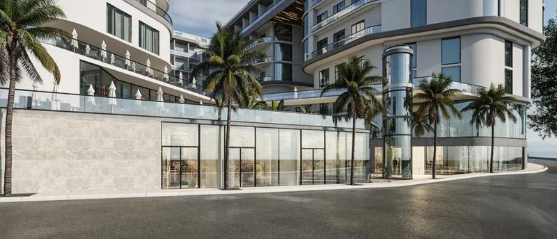 استوديو 40 متر تشطيب الترا سوبر لوكس إطاله علي البحر وحمام السباحة