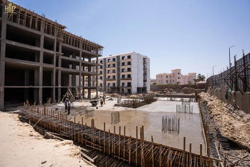 شقة 88م² بإطلالة مباشرة على البحر أورو بيتش الغردقة