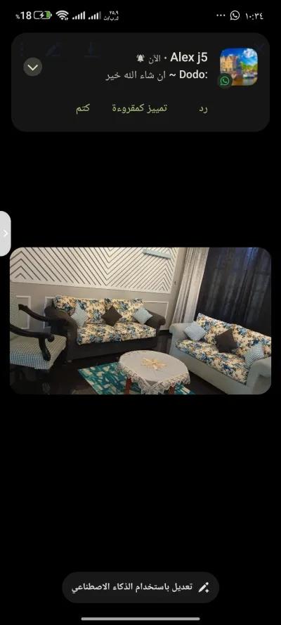 بيع انتريه ٢كنبه وكرسي في فلمنج, الإسكندرية - 4,500 EGP