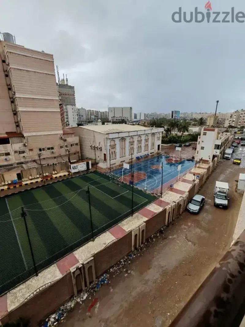 للإيجار مفروش أطلالة نادي مفتوح سموحة (قبل زيادة الأسعار)