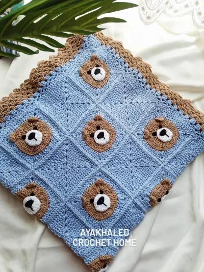 🐻💙بطانية الدب للبيبي ... في مدينة دمياط, دمياط - 1,500 EGP