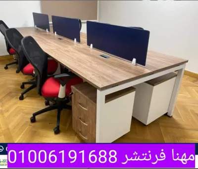 خلية عمل سداسى بأدراج متحركة خشب كونتر عالى الجودة