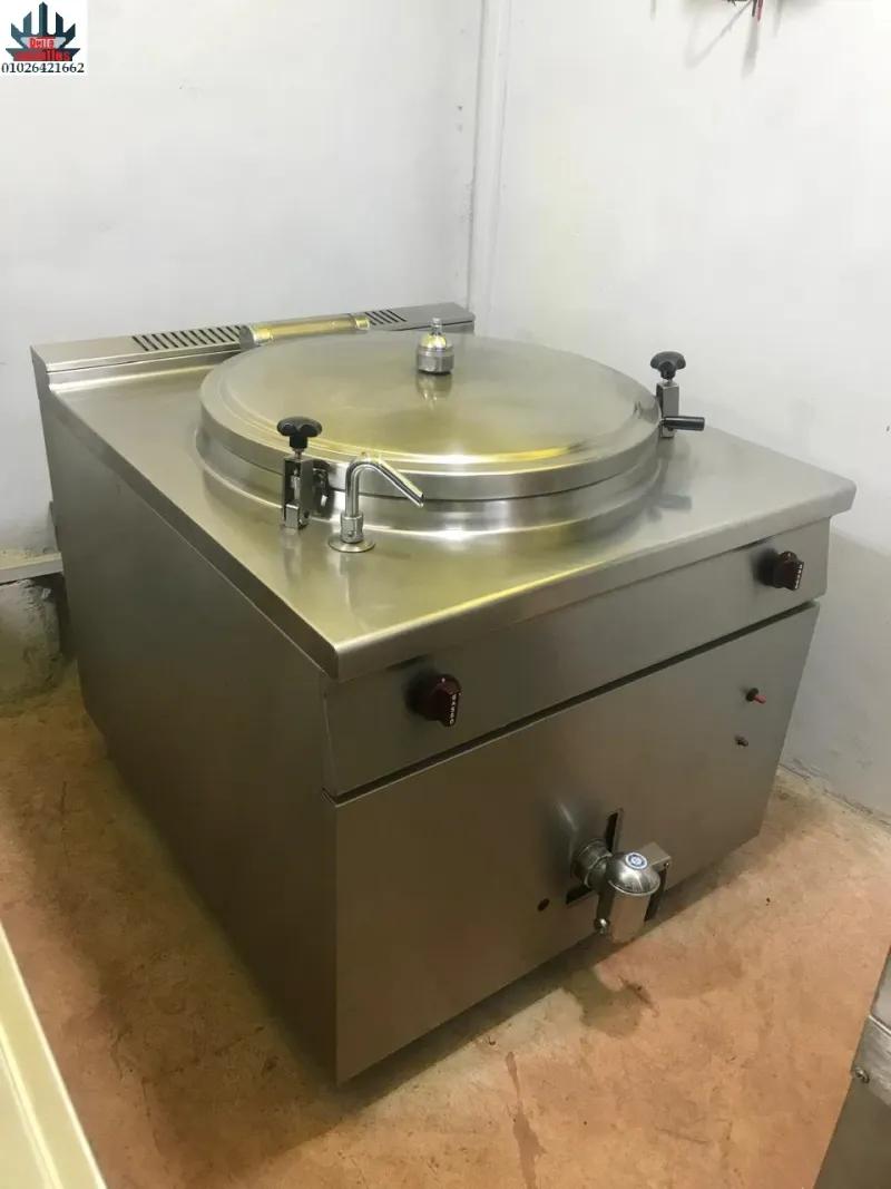 حلة طبخ وسليق غاز سعة 250 لتر ايطالي