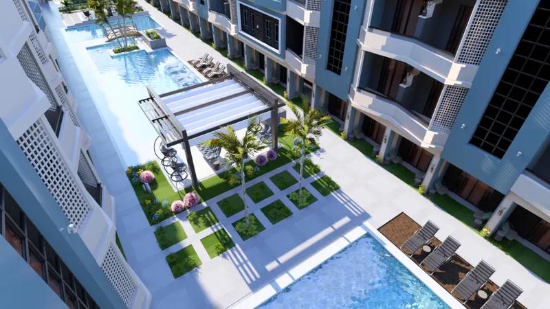 شقة غرفة واحدة بإطلالة على المسبح مرتفعات الغردقة