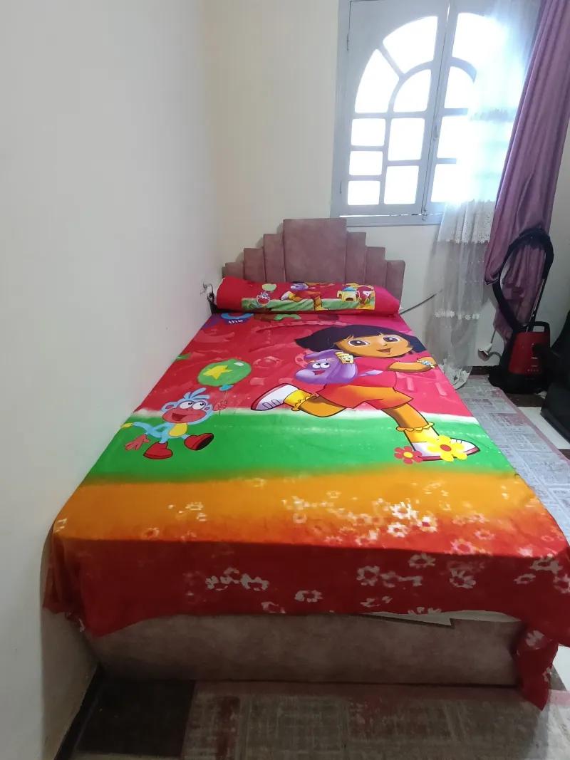 سرير اطفال متر عشرين خشب زان الله اكبر معمول عموله