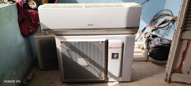 تكييف شارب ٣ حصان بارد بحاله الزيرو