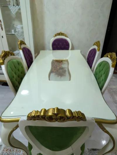 ترابيزة سفرة و٦ كراسى في 6 أكتوبر, الجيزة - 7,500 EGP