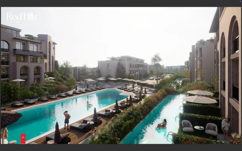 استوديو بإطلالة حمام سباحة في قلب سهل حشيش