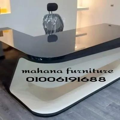مكتب مدير إدارى كونتر قشرة كابينة طبيعى اسود in Mohandessin, Giza - 19,000 EGP