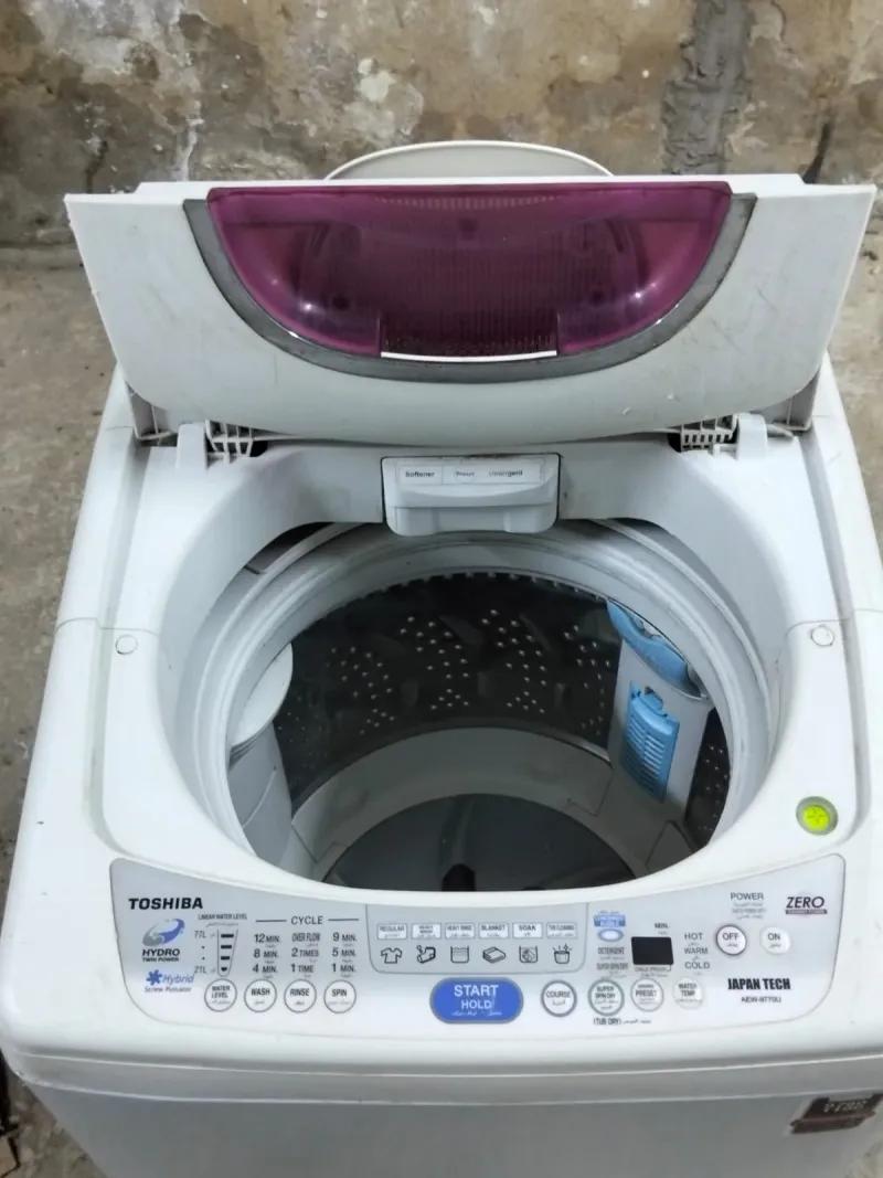 ✨ عرض مميز لفترة محدودة! ✨ غسالة Toshiba بحالة ممتازة 👌