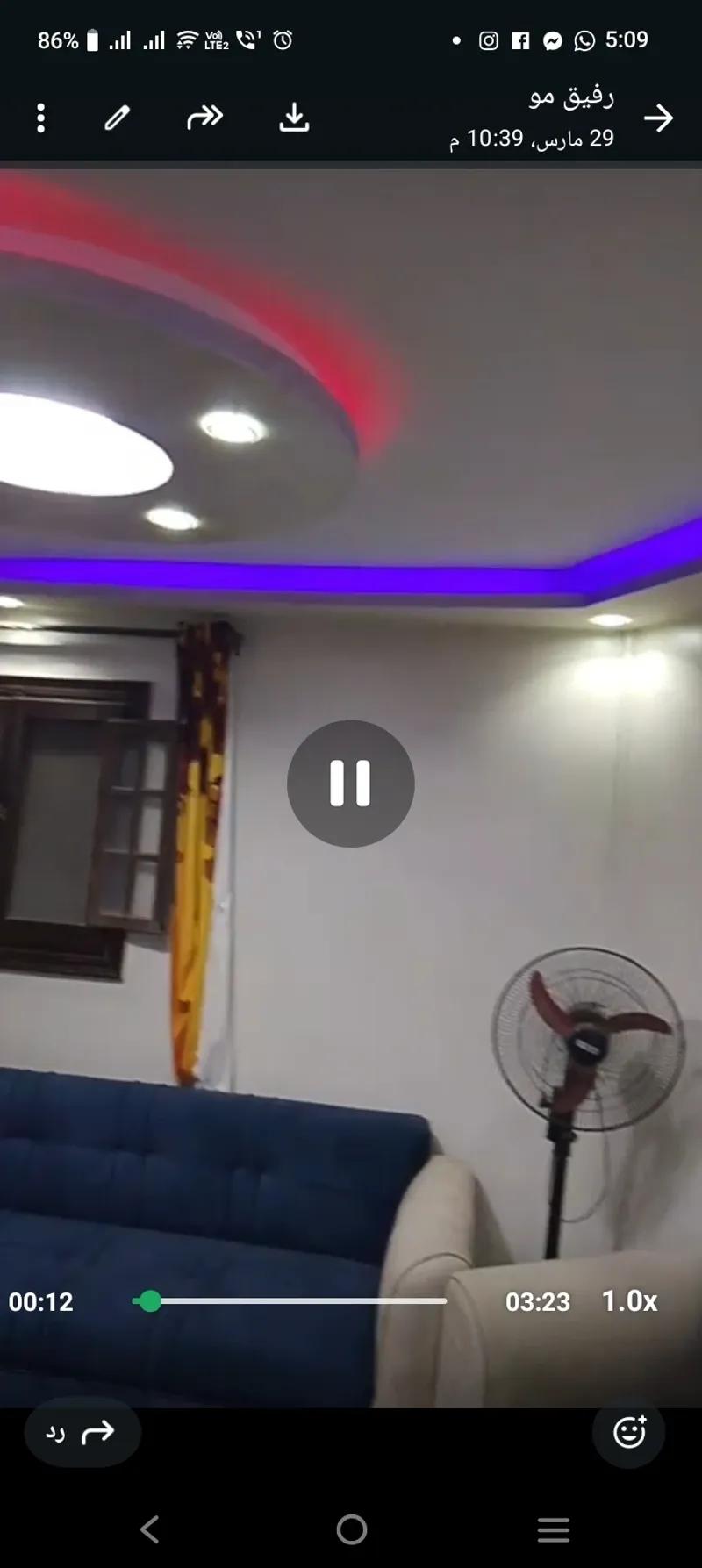شقة بروف مساحة ١٦٥متر للبيع بارض الميلادي بجوار الفضالي