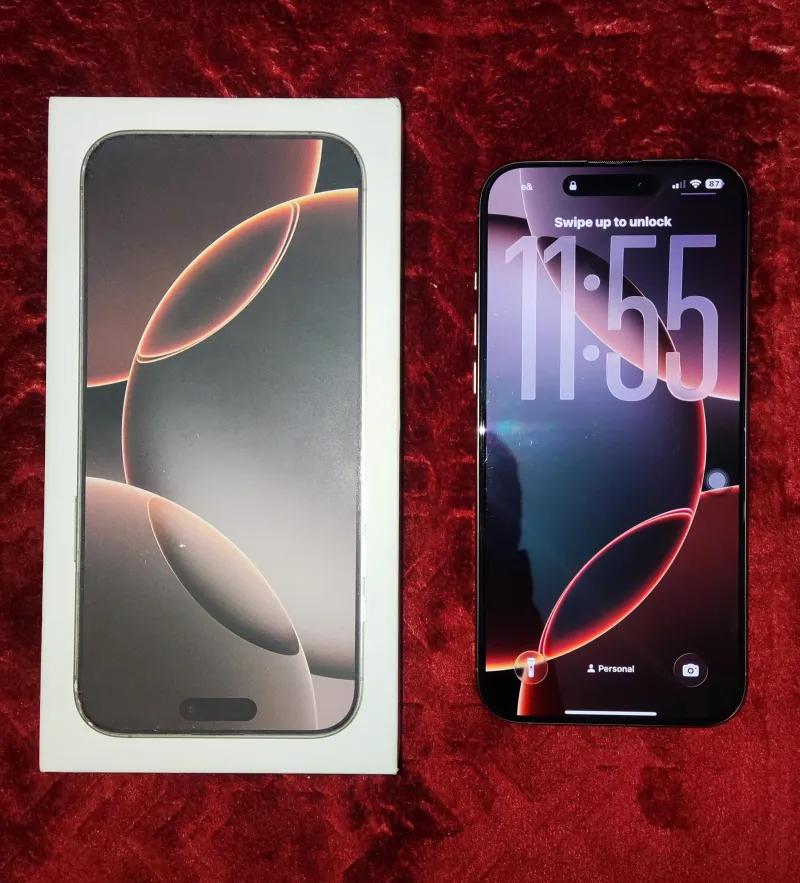 ايفون 16 برو ماكس مساحه 256 IPhone 16 Pro max