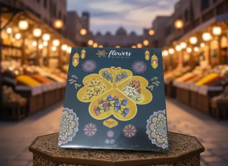 طبق تسالى شكل قلب