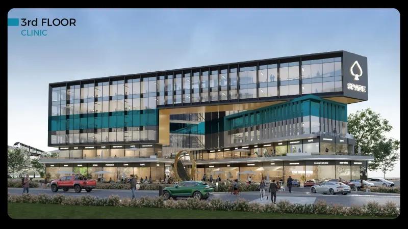 عيادة للبيع في مول اصال SPADE على محور جمال عبد الناصر