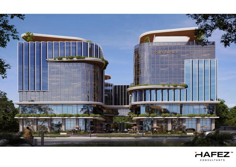 محل للبيع في سيا مول في مدينة 6 اكتوبر على المحور المركزي