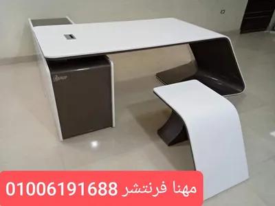 مكتب مدير أبيض مودرن شامل وحدة أدراج أبيض في المهندسين, الجيزة - 14,800 EGP