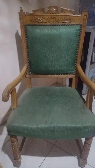 ترابيزه خشب زان وكرسين فوتيه في ترسا, الجيزة - 1,000 EGP